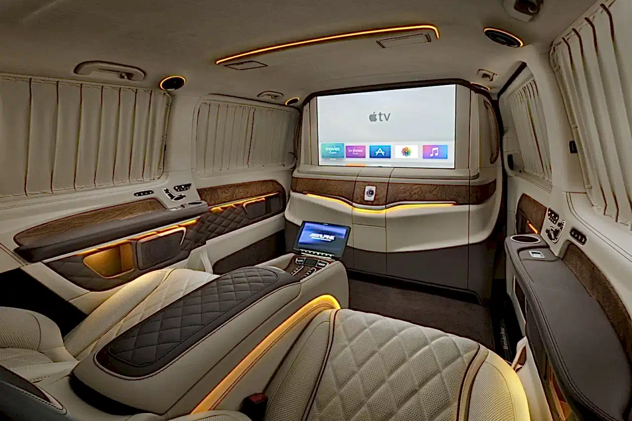 Салон Mercedes-Benz V-VIP. Фото 41