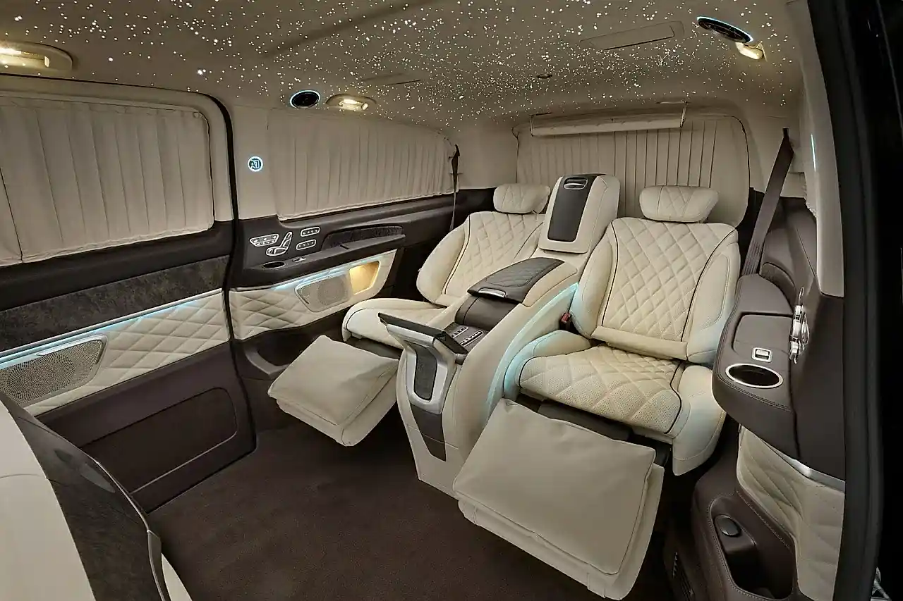 Mercedes-Benz V-VIP звездное небо. Фото