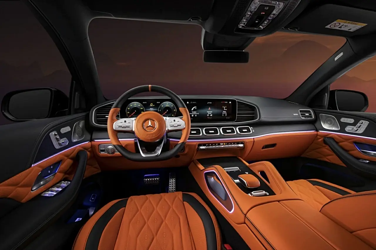 Mercedes-Benz GLE. Торпедо