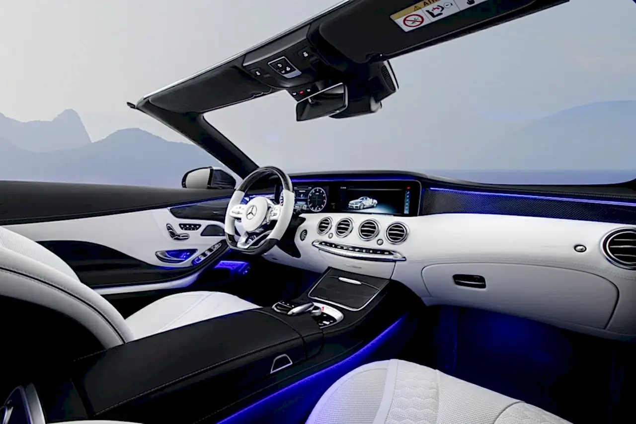 Mercedes-Benz S Coupe Cabrio. Торпедо