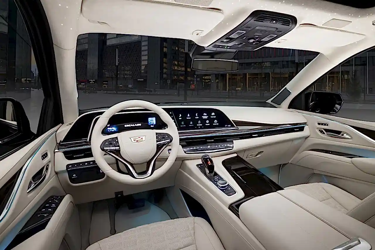 Cadillac Escalade Ultima White. Торпедо