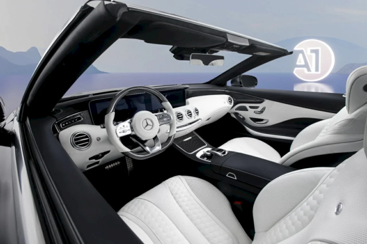 Mercedes-Benz S Coupe Cabrio. Торпедо. Фото 4